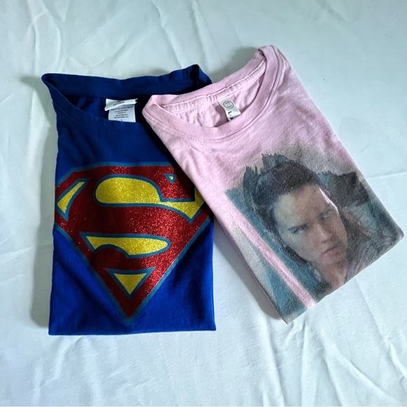 Supergirl Other - Super Girl Star Wars Rey Bundle of 2 Girls Short Sleeve Tee Shirts Large 10/12